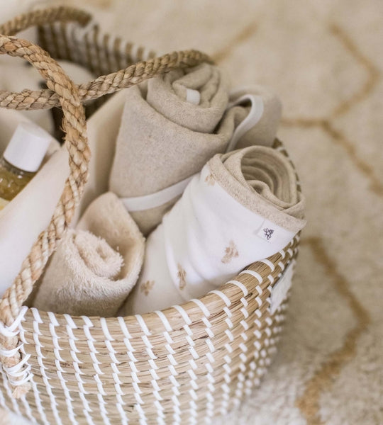 Organic Terry Washcloths 3 Pack - Golden Bee