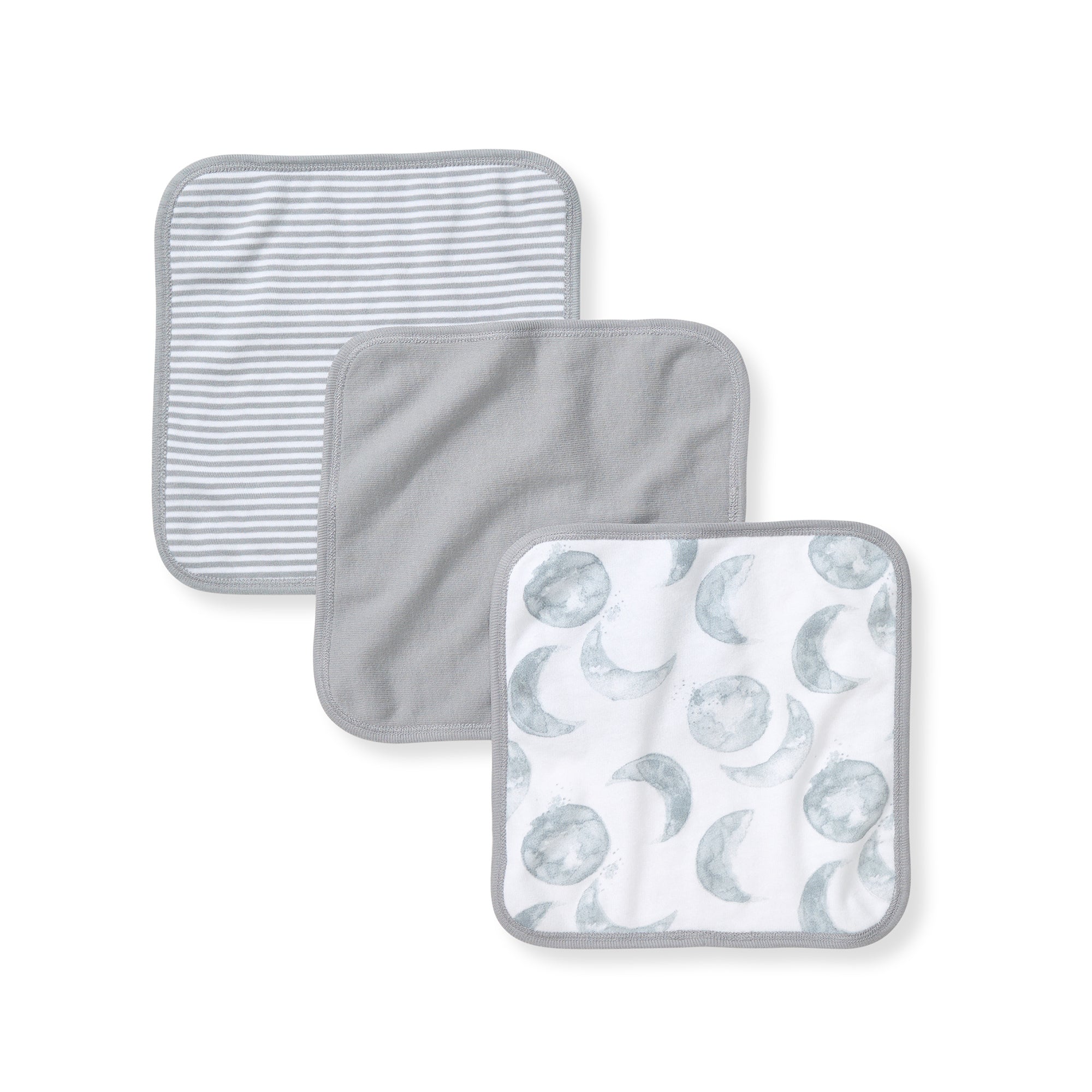 Hello Moon! Organic Washcloths 3 Pack