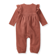 Dotted Rib Jumpsuit - Cedar