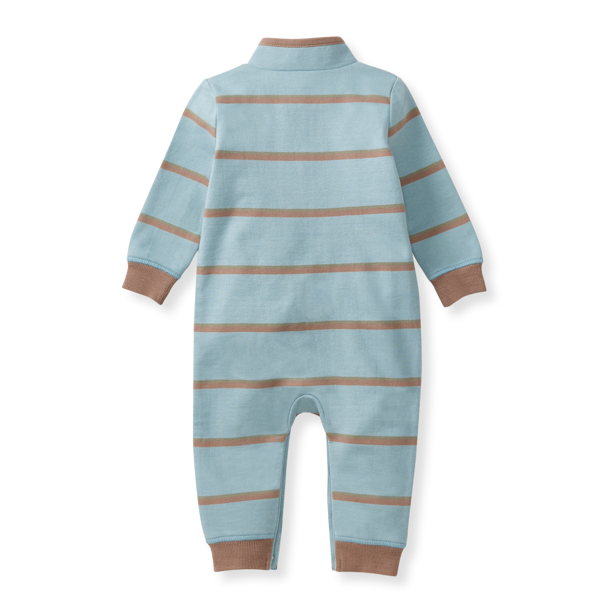 Holland Stripe Jumpsuit - Mountain Blue