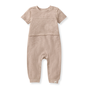 Chunky Slub Jumpsuit - Soft Mocha