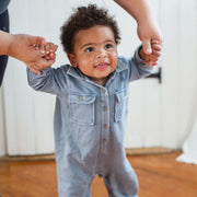 Acid Wash Jumpsuit - Flint
