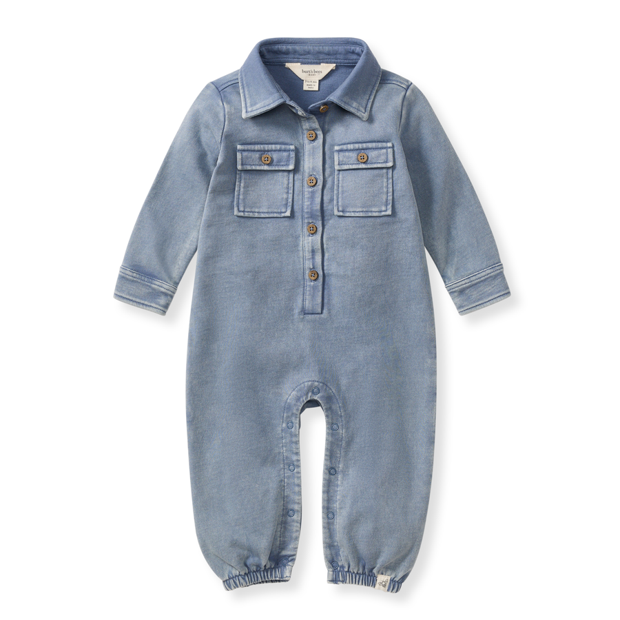 Acid Wash Jumpsuit - Flint