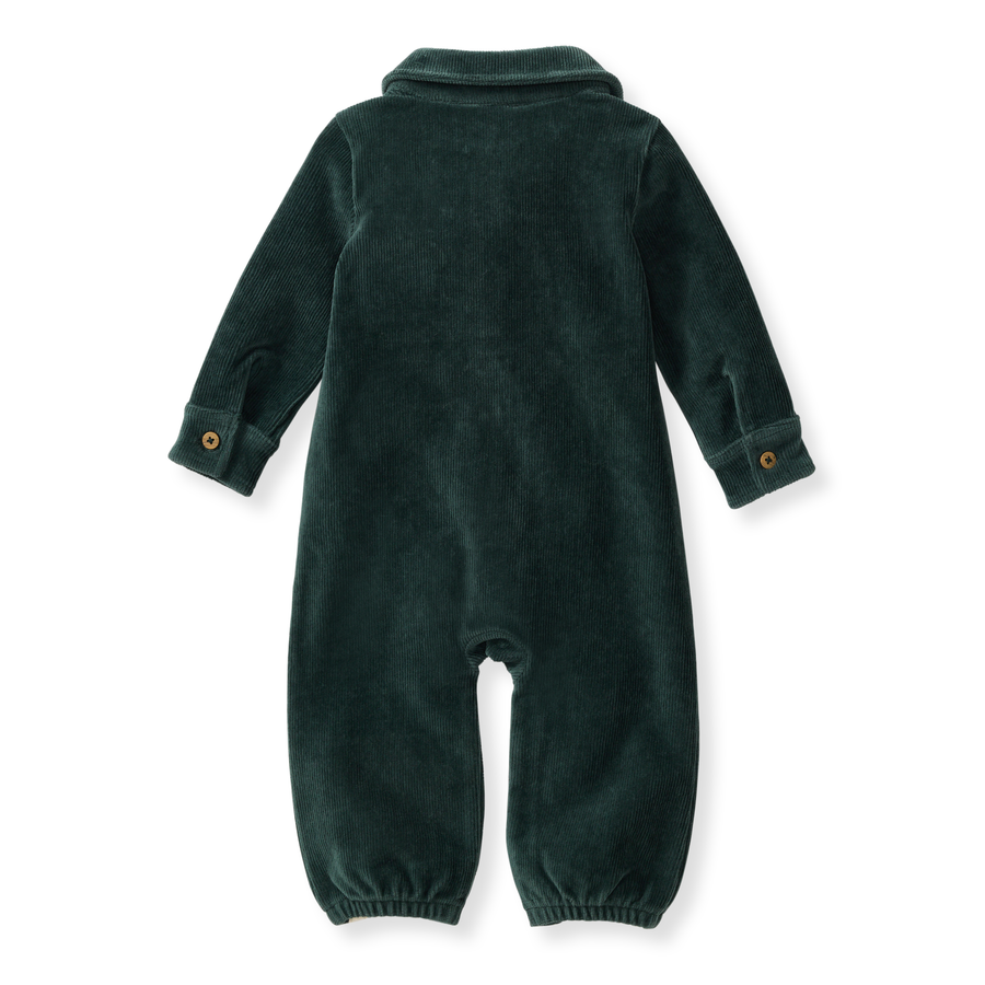 Knit Corduroy Baby Boy Jumpsuit