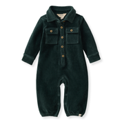 Knit Corduroy Baby Boy Jumpsuit
