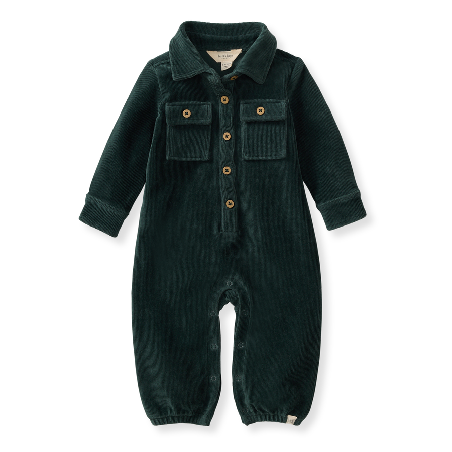 Knit Corduroy Baby Boy Jumpsuit