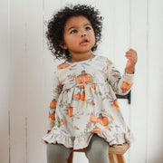 Organic Cotton Autumn Feels Tunic Set - Oat