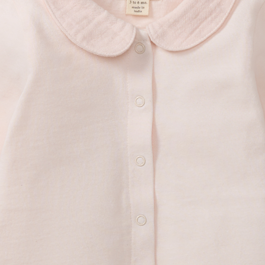 Muslin Collar Infant Jumpsuit - Angelic