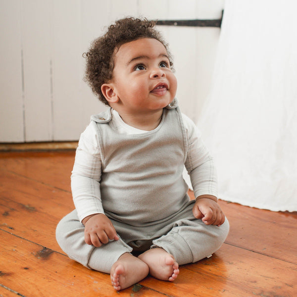 Plaid Jumpsuit & Bodysuit Set - Hazy