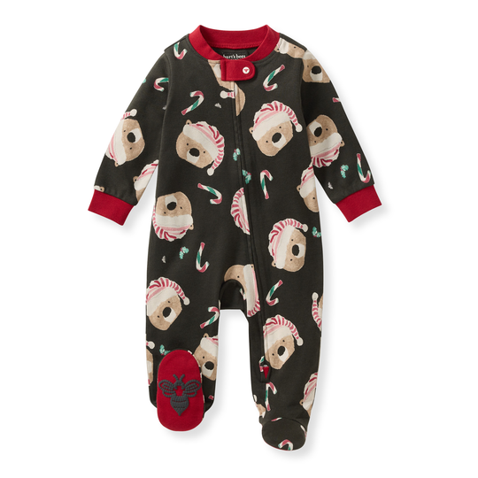 Sleep & Play (Loose Fit) - Candy Cane Bears