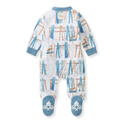 Sunrise Slopers Organic Sleep & Play - Mountain Blue