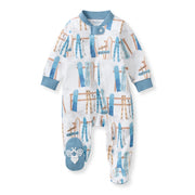 Sunrise Slopers Organic Sleep & Play - Mountain Blue