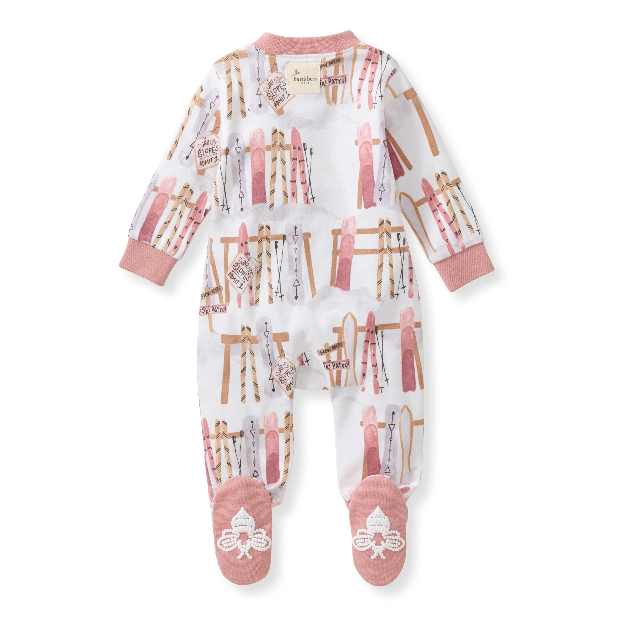 Sunrise Slpers Organic Cotton Sleep & Play - Organic Rose