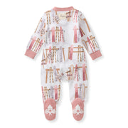 Sunrise Slpers Organic Cotton Sleep & Play - Organic Rose