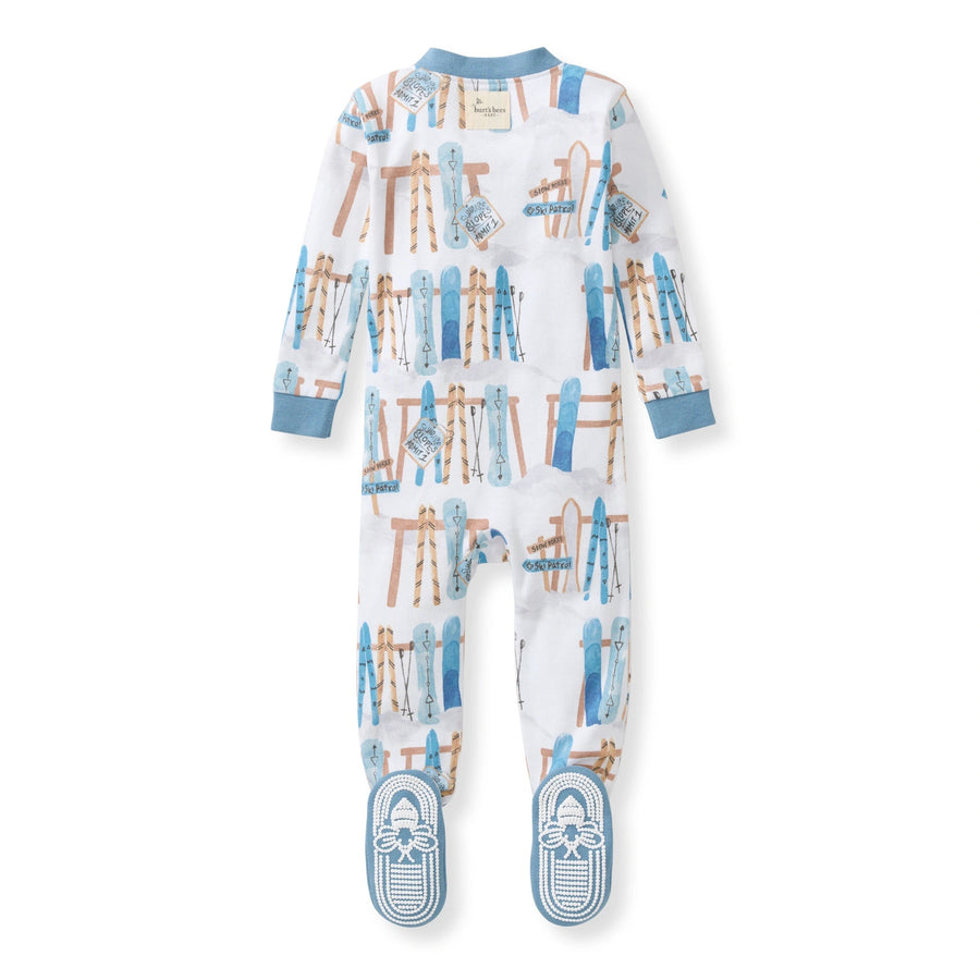 Sunrise Slopers Organic Cotton Sleep & Play (Snug Fit) - Mountain Blue