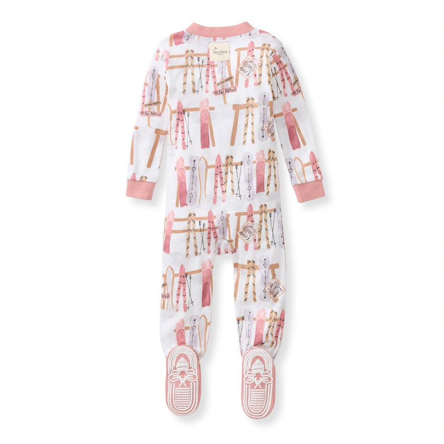 Sunrise Slopers Organic Cotton Sleep & Play (Snug Fit) - Organic Rose