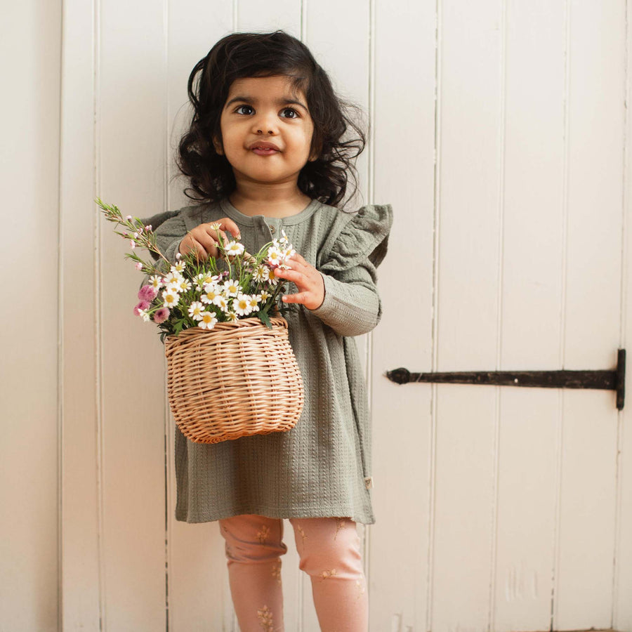 Organic Cotton Budding Beauty Tunic Set - Tranquility