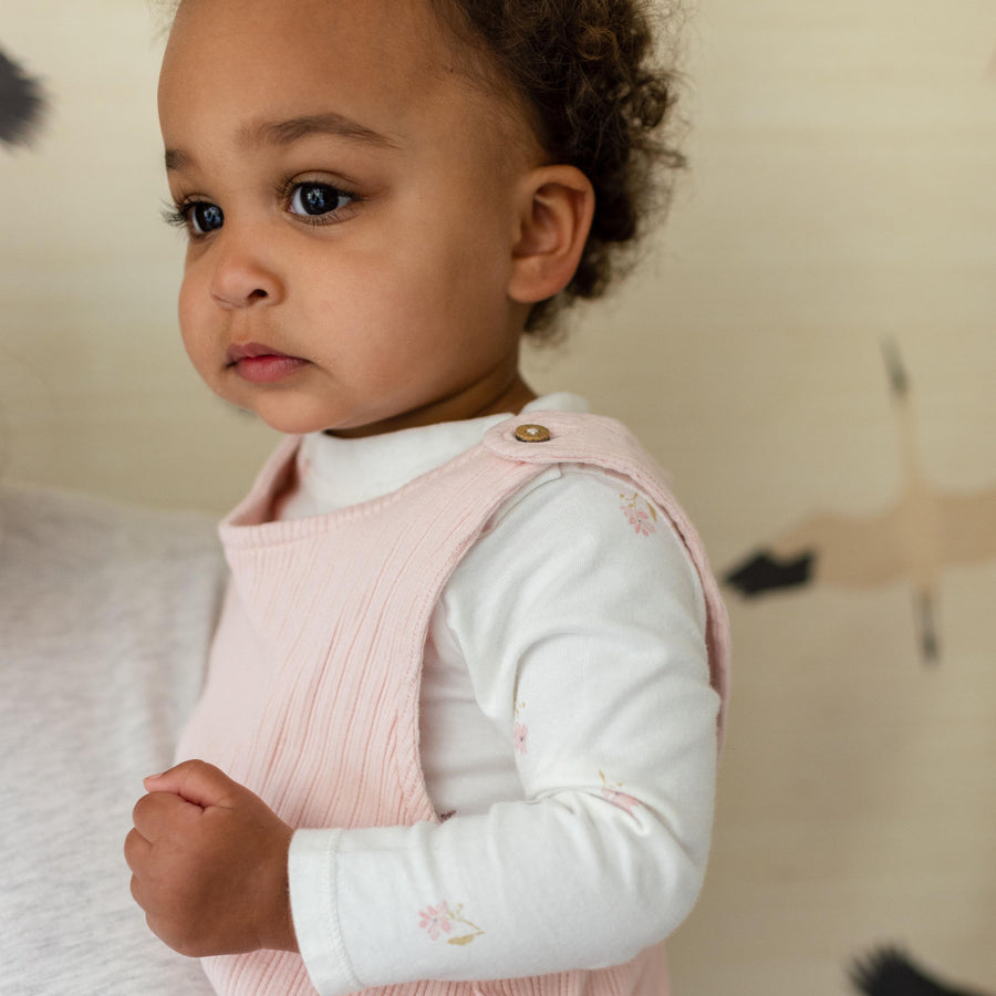 Floral Bodysuit & Jumpsuit Set