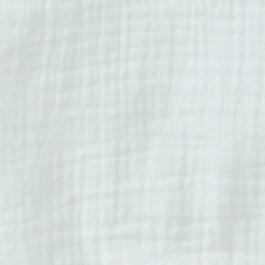 Muslin Collared Organic Baby Boy Romper - Soft Blue