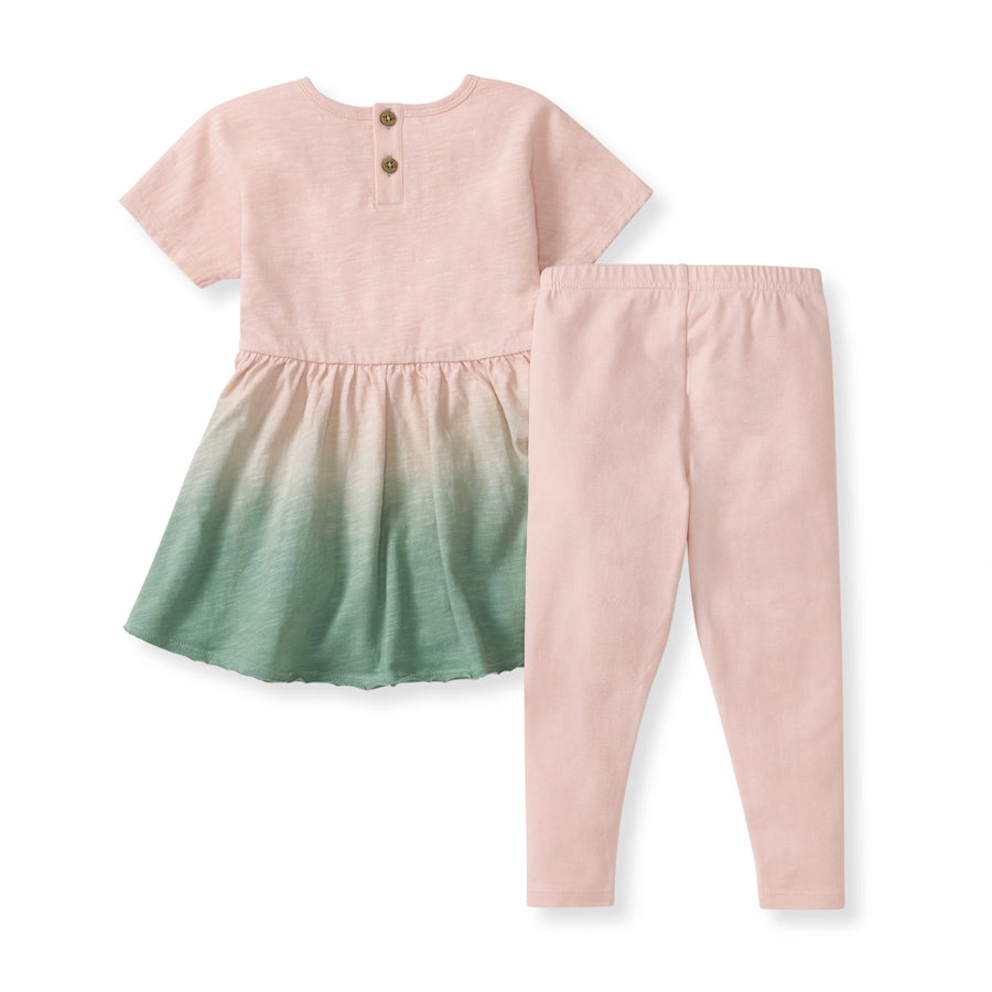Organic Cotton Dip Dye Tunic & Legging Set