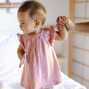 Organic Cotton Slub Tunic & Cherry Blossoms Legging Set