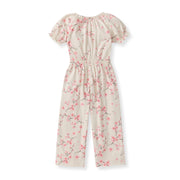Cherry Blossoms Organic Cotton Girl Jumpsuit