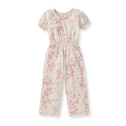 Cherry Blossoms Organic Cotton Girl Jumpsuit