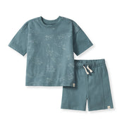 Origami Dinos Boy Tee & Short Set