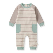 Basic Stripe Baby Boy Jumpsuit
