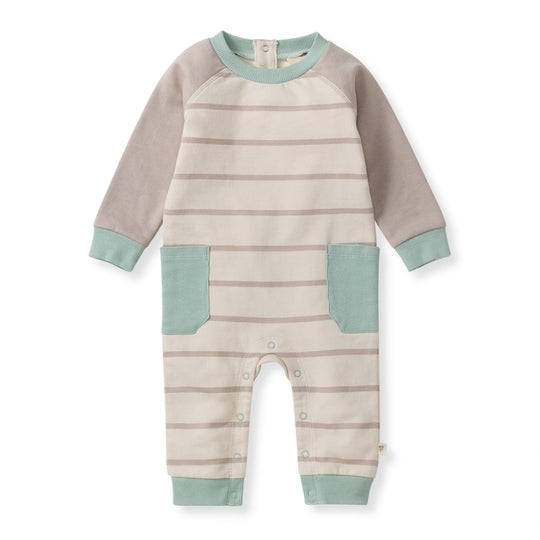 Basic Stripe Baby Boy Jumpsuit