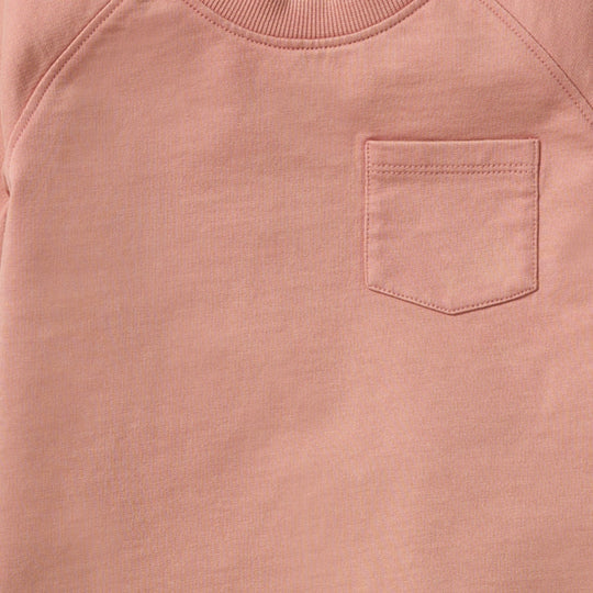 Acid Wash Pocket Tee & Short Set - Sedona