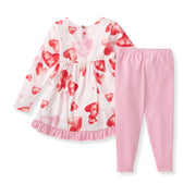 Organic Cotton I Heart You Tunic & Legging Set