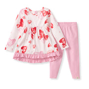 Organic Cotton I Heart You Tunic & Legging Set