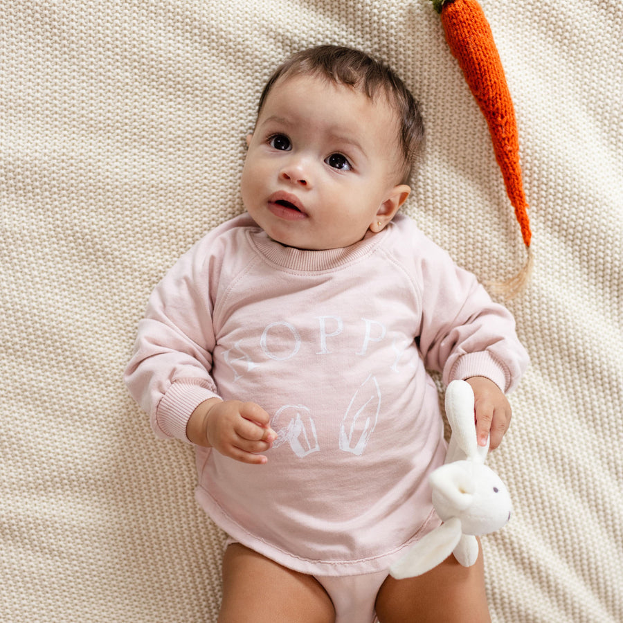 Hoppy Pink Organic Cotton Sweatshirt