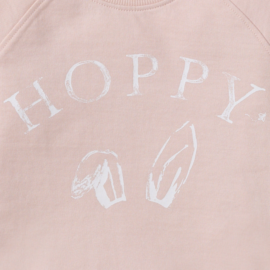 Hoppy Pink Organic Cotton Sweatshirt