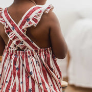 Stars & Stripes Organic Baby Girl Romper