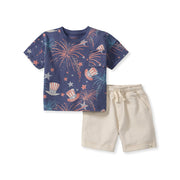 Uncle Sam Tee & Shorts Set