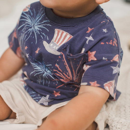 Uncle Sam Tee & Shorts Set