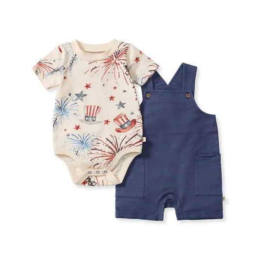 Uncle Sam Baby Boy Bodysuit & Romper Set