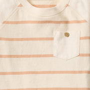 Organic Cotton Basic Stripe Tee & Shorts Set