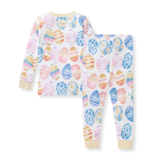 Organic Cotton 2-Piece PJ Set - Easter Eggs