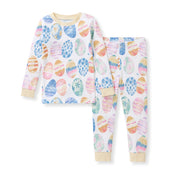 Organic Cotton 2-Piece PJ Set - Easter Eggs