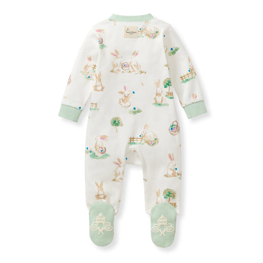 Organic Cotton Sleep & Play (Loose Fit) - Bunny Egg Hunt
