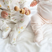 Tulip Fields Organic Cotton Jumpsuit & Hat Set