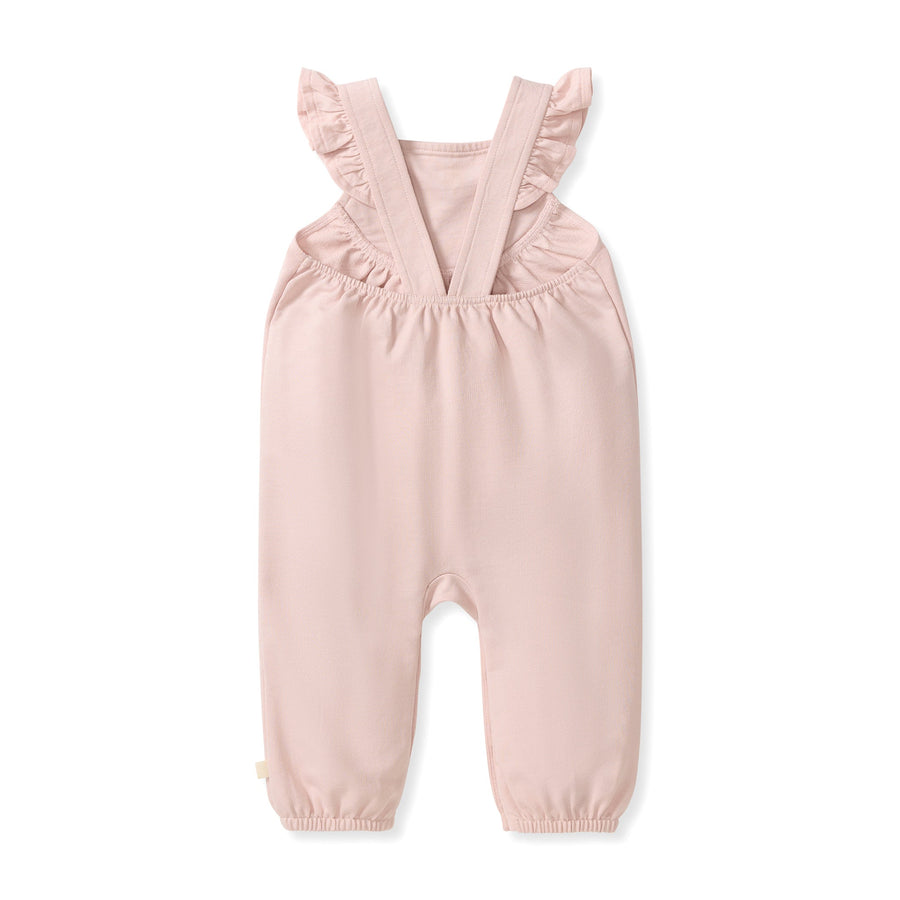 Organic Cotton Curved Yoke Jumpsuit - Camellia