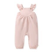 Organic Cotton Curved Yoke Jumpsuit - Camellia