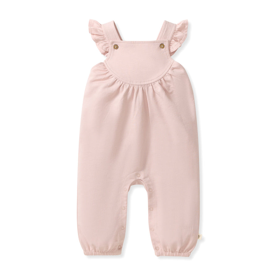 Organic Cotton Curved Yoke Jumpsuit - Camellia