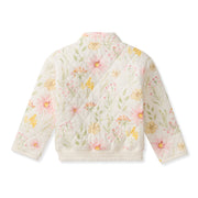 Organic Cotton Wild Floral Jacket - Egshell