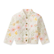 Organic Cotton Wild Floral Jacket - Egshell