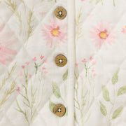 Organic Cotton Wild Floral Jacket - Egshell